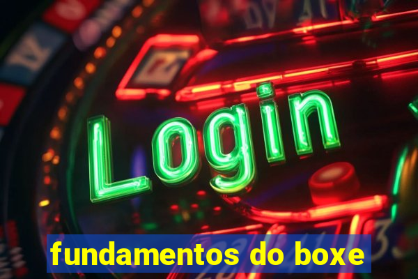 fundamentos do boxe